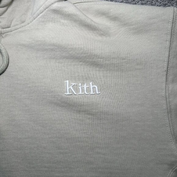 KITH Williams IV Hoodie Half Button Hoodie Mens XL Plaster SS21 - Picture 4 of 12